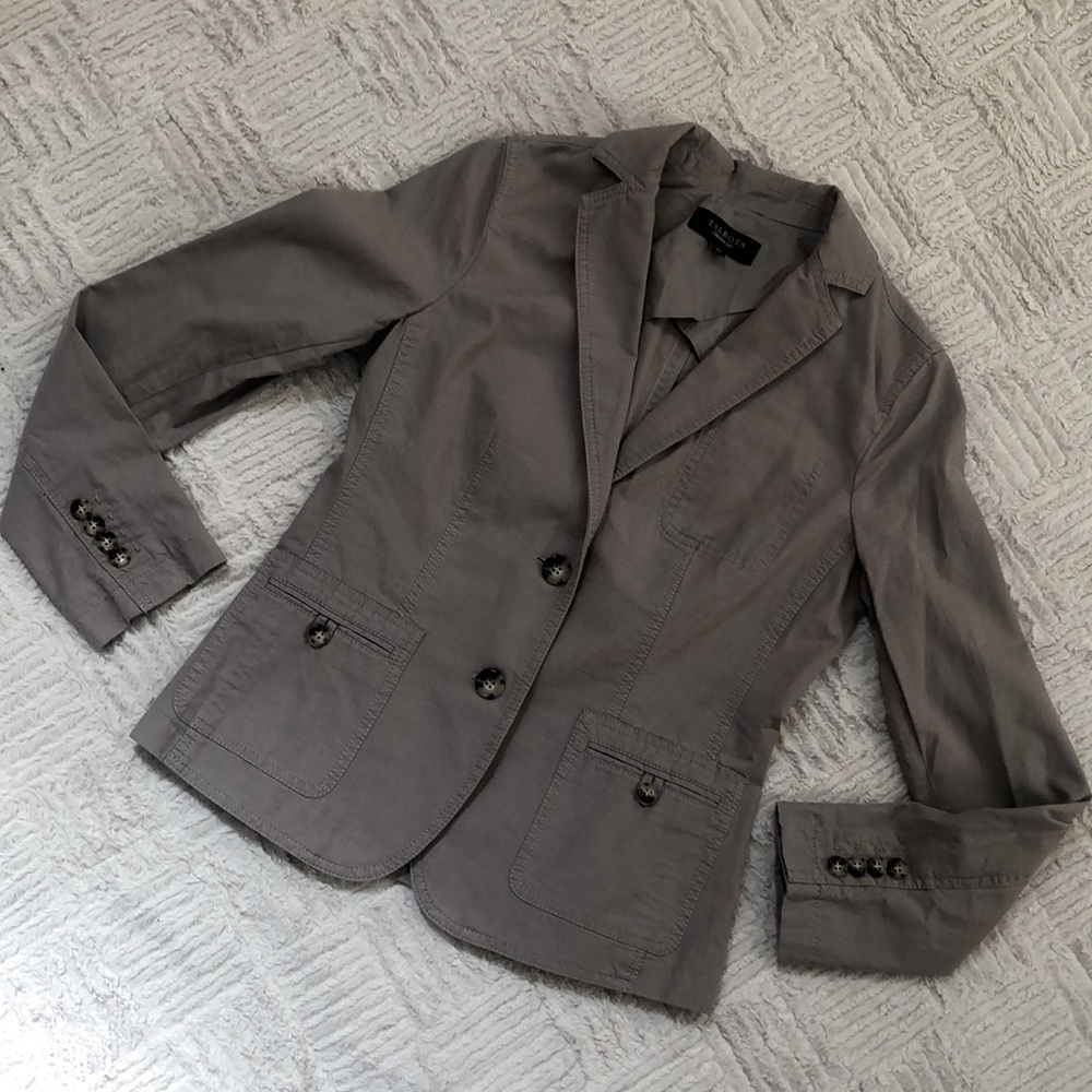 Talbots 100% cotton blazer jacket Size 4, New condition